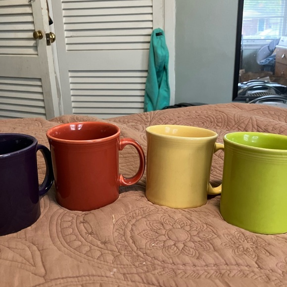 Set of 4 Fiestaware Java Mugs - Picture 2 of 13